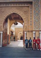 Wache vor dem Königspalast in Rabat